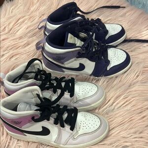 Jordan Kids Sneakers - Purple and White